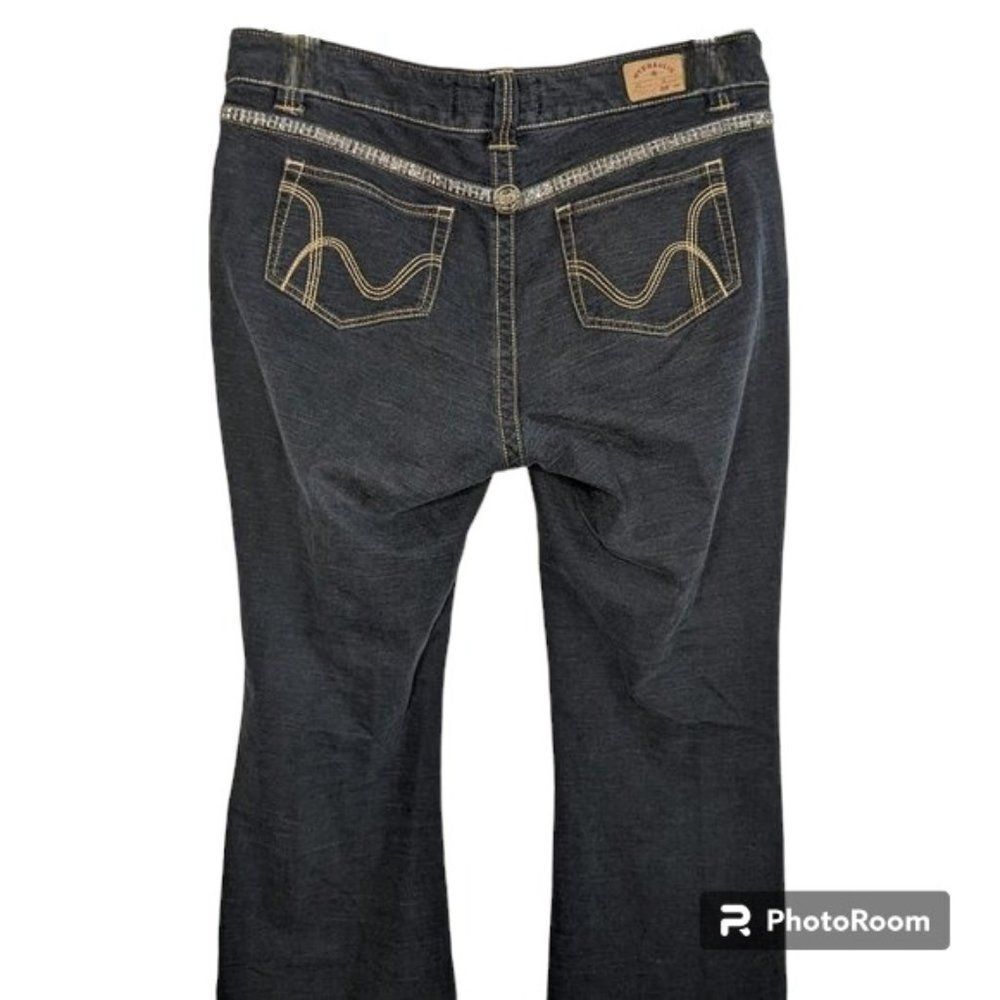 HYDRAULIC Women's Bootcut Jeans with Rodeo Bling, Dark Wash, Size 18